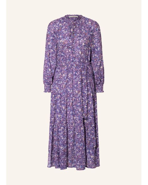 Ouí Purple Kleid mit Rüschen
