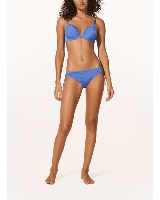 watercult Blue Basic-Bikini-Hose SHIMMERING SOLIDS