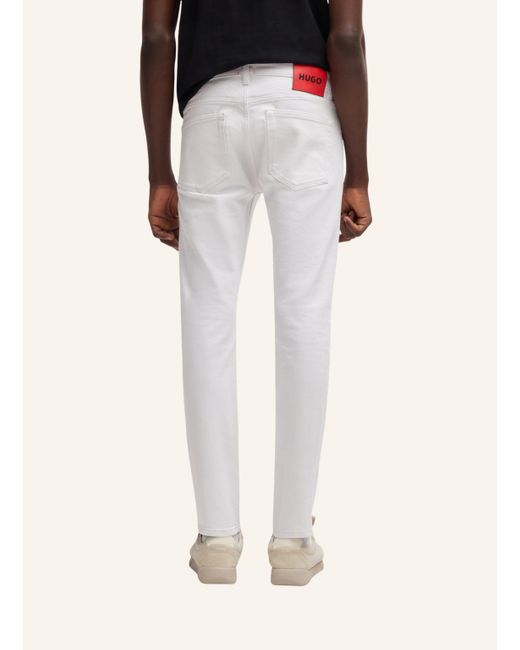 HUGO Jeans 734 Extra-Slim Fit in White für Herren