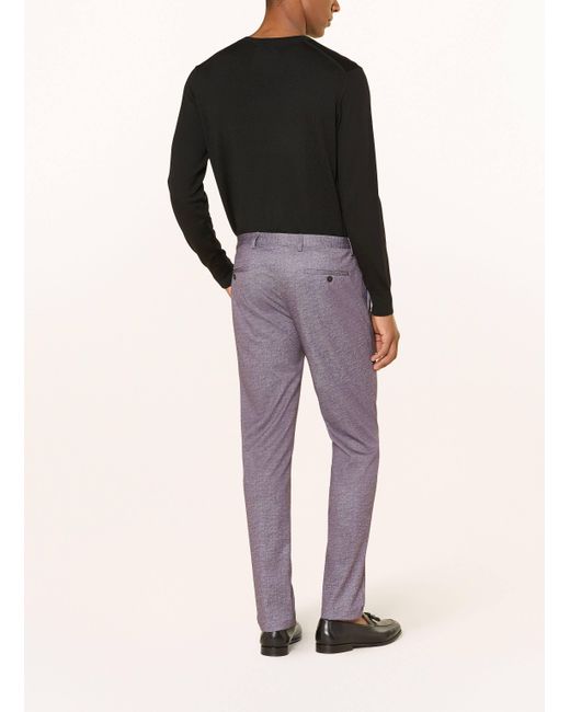 DIGEL Anzughose ANNO Slim Fit in Purple für Herren