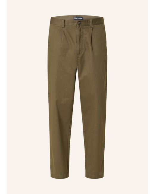 Barbour Anzughose BAYVIEW Relaxed Fit in Green für Herren