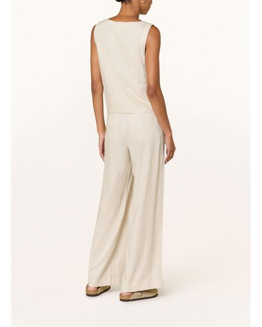MSCH Copenhagen Natural Marlenehose MSCHRYAN mit Leinen