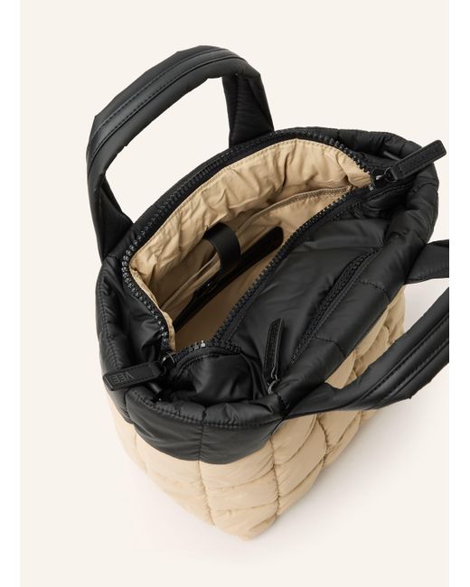 VEE COLLECTIVE Black Shopper PORTER TOTE SMALL mit Pouch