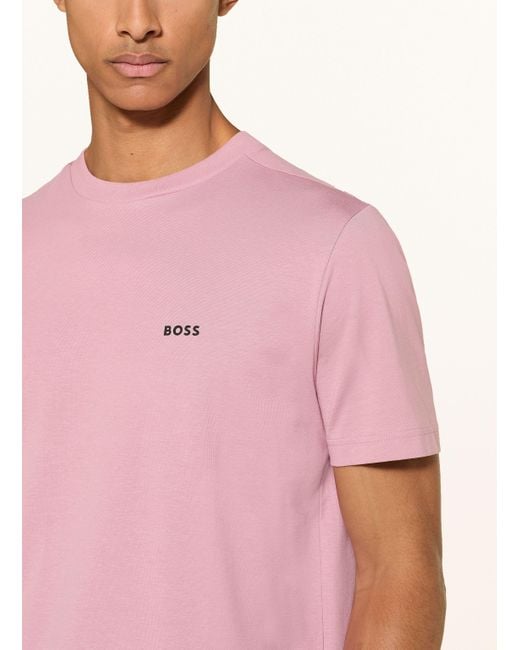Boss T-Shirt TEE in Pink für Herren