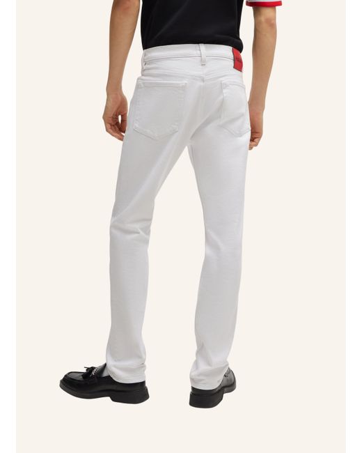 HUGO Jeans 708 Slim Fit in White für Herren