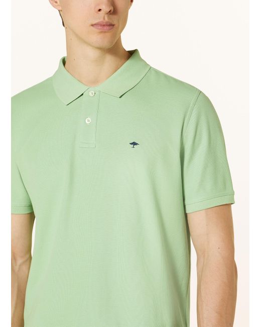 Fynch-Hatton Piqué-Poloshirt in Green für Herren