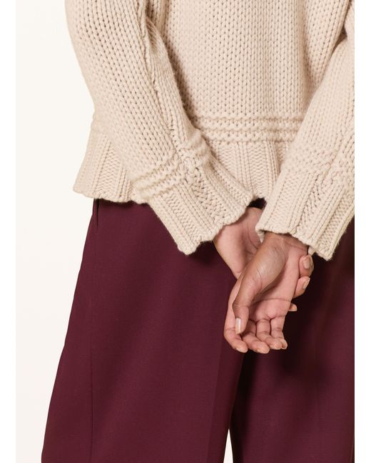 Repeat Cashmere Natural Cashmere-Pullover