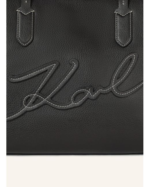 Karl Lagerfeld Black Handtasche X AMBER VALLETTA