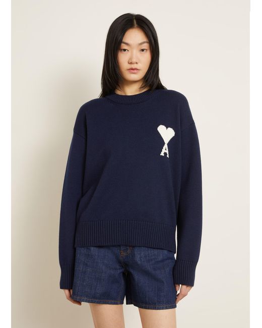 AMI Blue Pullover