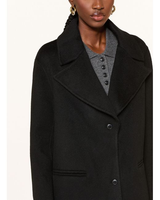 Loulou de Saison Black Wollmantel VITTO
