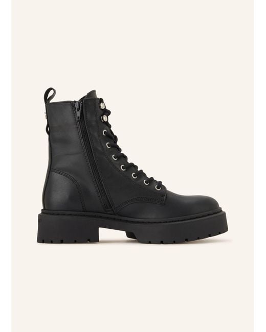 Steve Madden Black Schnürboots GUSTO