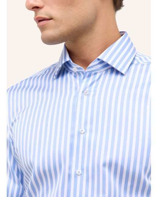 1863 by Eterna Hemd SLIM FIT in Blue für Herren