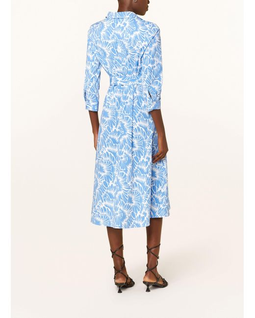 MORE&MORE Blue Hemdblusenkleid mit 3/4-Arm