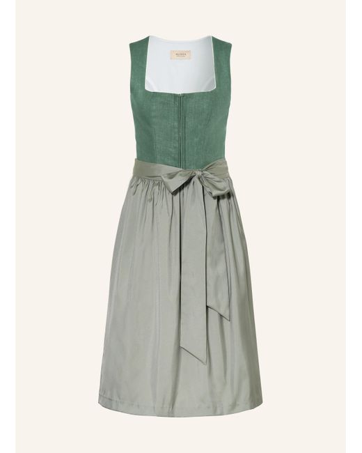 ALISSA BY KINGA MATHE Multicolor Dirndl FESTDIRNDL mit Leinen