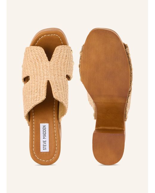 Steve Madden Natural Mules SUNKISSED