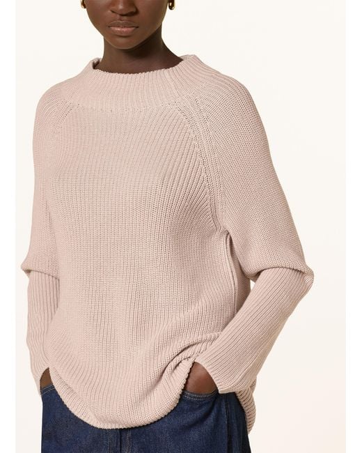 Monari Pink Rollkragenpullover