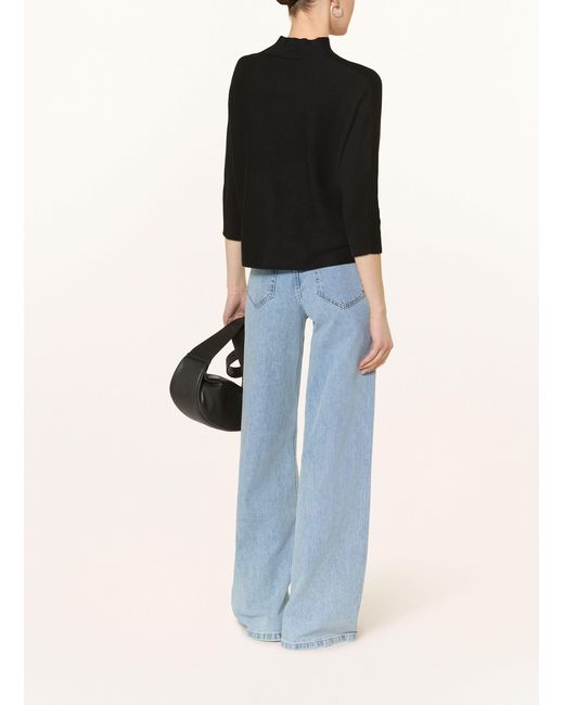 Comma, Black Pullover mit 3/4-Arm