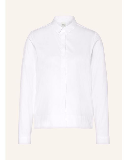 Eterna White Oversized-Hemdbluse