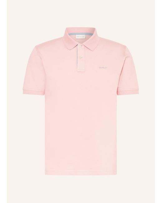 Gant Piqué-Poloshirt in Pink für Herren