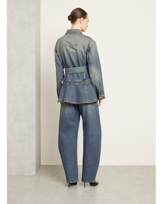 Alaïa Blue Jeansjacke
