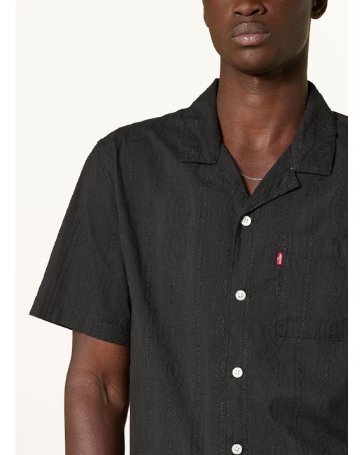 Levi's Resorthemd SUNSET CAMP Relaxed Fit in Black für Herren