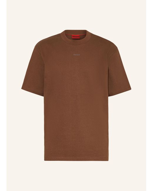 HUGO T-Shirt DAPOLINO in Brown für Herren