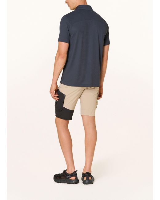 Meru Funktions-Poloshirt BRISTOL in Blue für Herren