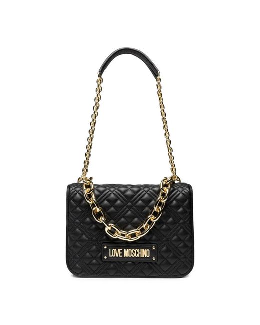 Love Moschino Bag Pink Shoulder Bag in Black Lyst