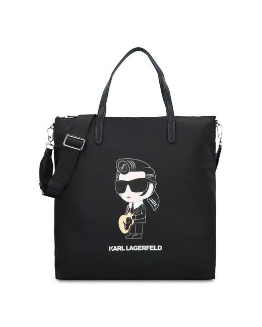 Karl Lagerfeld Shopping Bag in Black | Lyst