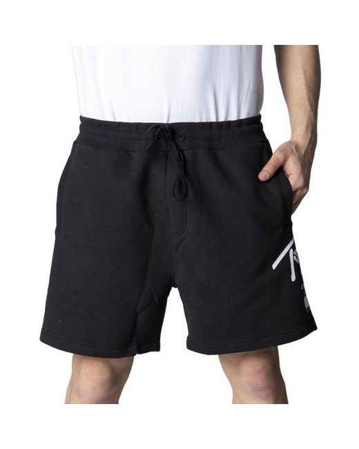 TOMMY HILFIGER JEANS Shorts in Black for Men | Lyst