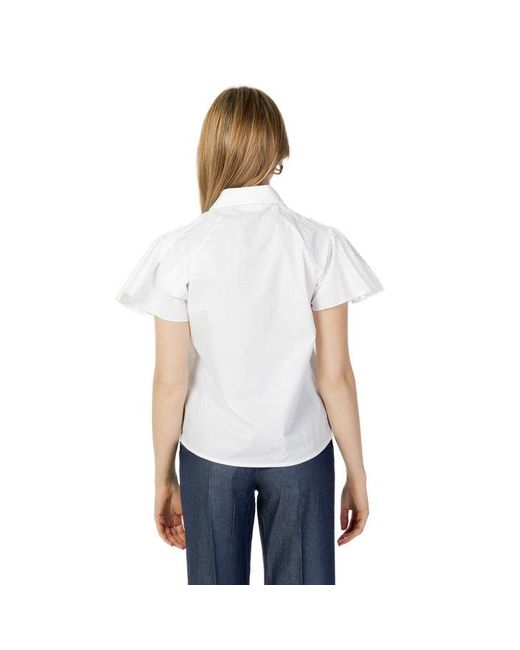 Sandro Ferrone Cotton Shirt in White | Lyst