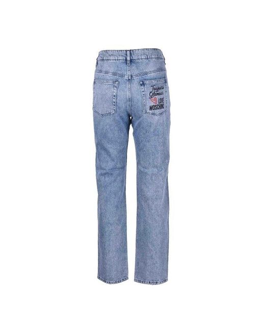 Love Moschino Jeans in Blue | Lyst