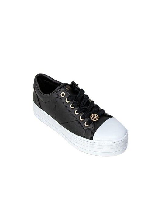 guess shoes black and white
