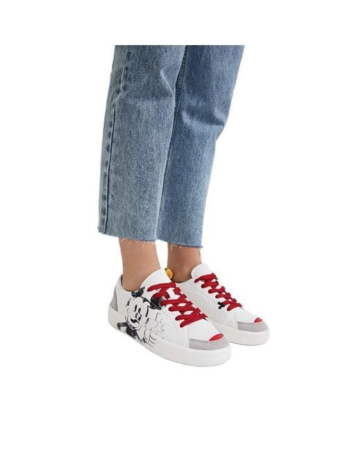 Desigual Sneakers Lace Up in White | Lyst