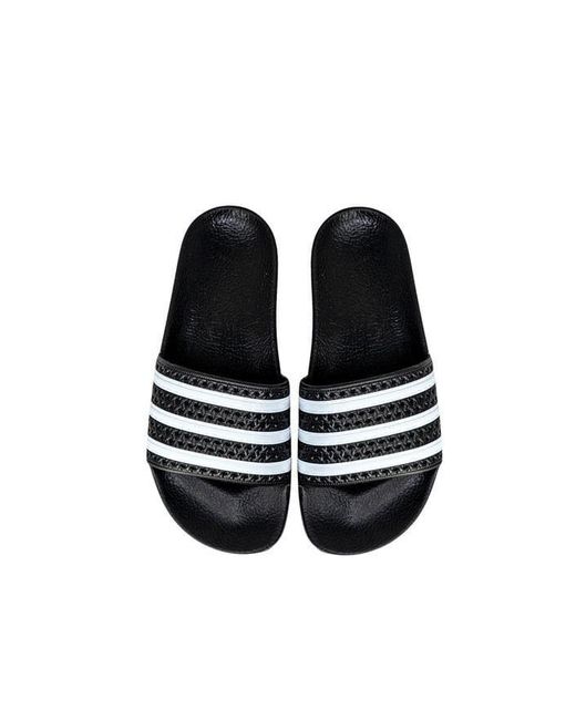adidas Slippers Slip On in Black for 