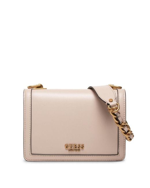 Guess Abey Crossbody Bag in Pink (Natural) Save 6 Lyst
