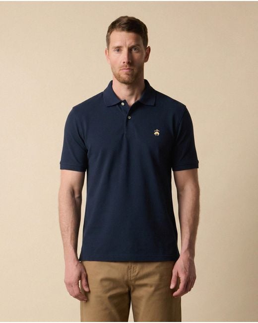 Brooks Brothers Blue Golden Fleece Supima Cotton Polo for men