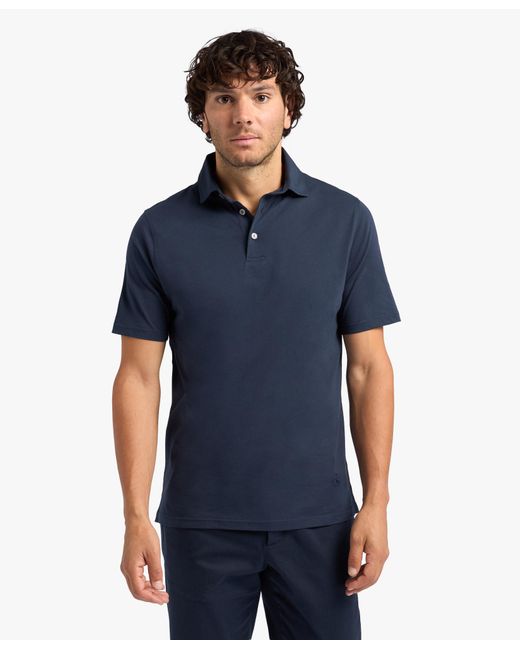 Brooks Brothers Marineblaues Poloshirt Aus Baumwolle in Blue für Herren