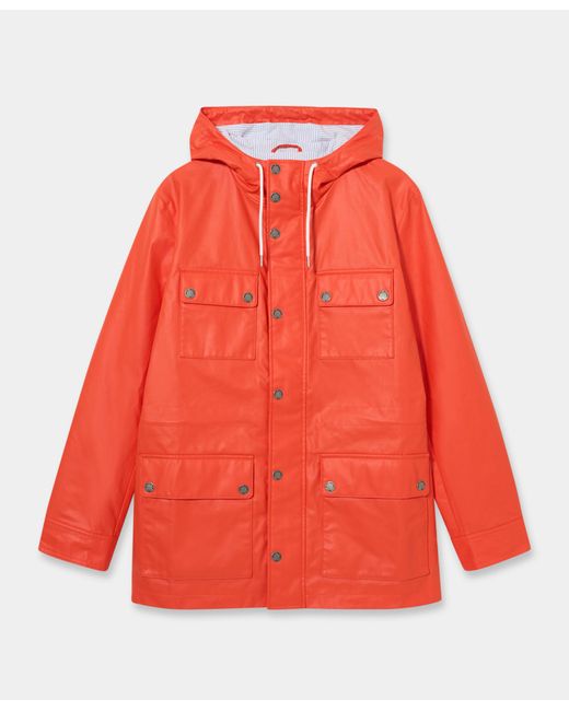 Brooks Brothers Red Double-Faced Raincoat for men