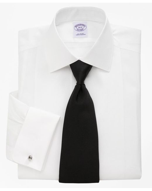 Brooks Brothers Bib-front Spread Collar Tuxedo Shirt in White for Men ...