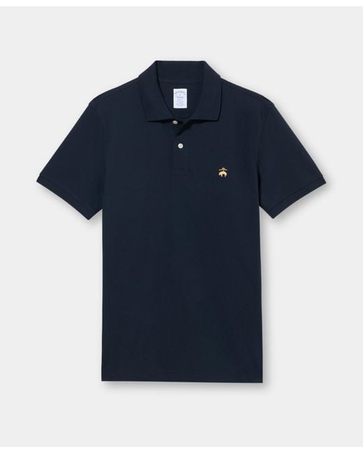 Brooks Brothers Blue Golden Fleece Supima Cotton Polo for men