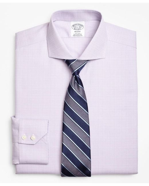 Brooks Brothers Cotton Regular Classic-fit Dress Shirt in Purple for ...