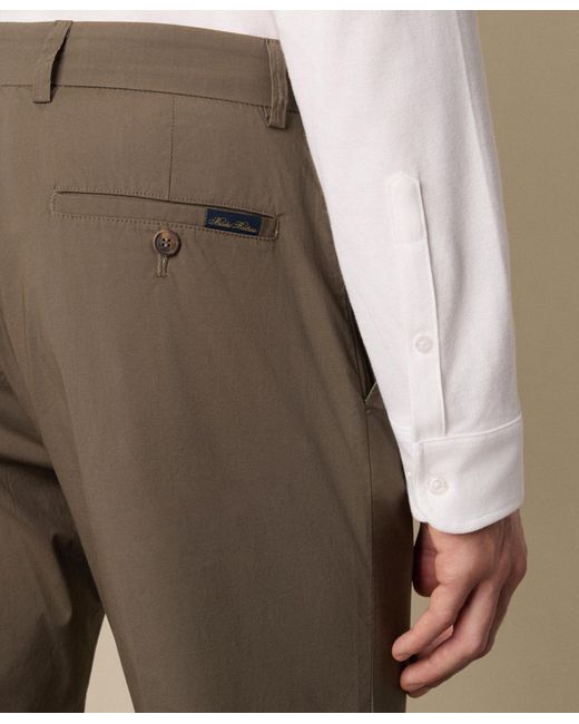 Brooks Brothers Multicolor Stretch Cotton Poplin Chino for men