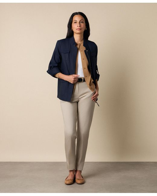 Brooks Brothers Blue Safari Jacket