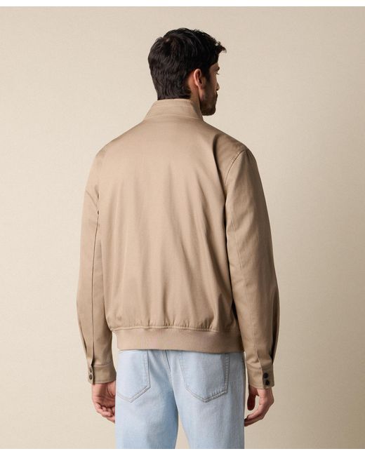 Brooks Brothers Natural Harrington Jacket for men