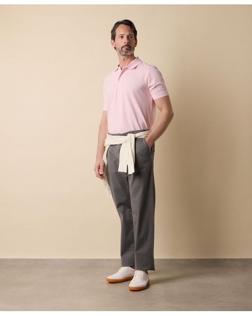 Brooks Brothers Pink Cotton Piqué Polo for men