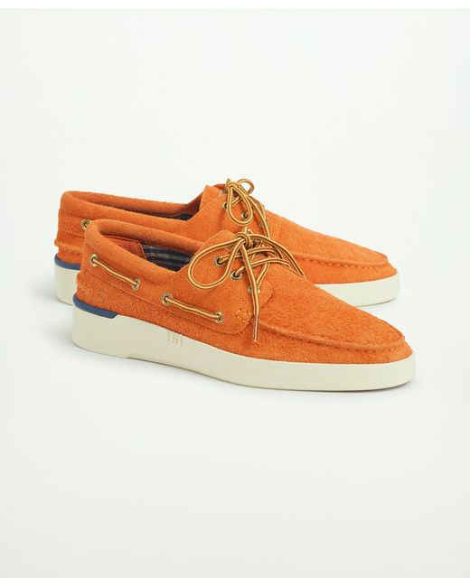 Brooks Brothers Sperry X A/o Cup 3eye Shoes in Orange for Men Lyst