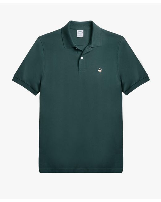 Brooks Brothers Green Golden Fleece Supima Cotton Polo for men