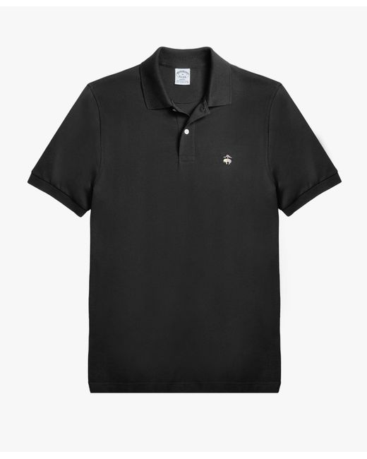 Brooks Brothers Black Golden Fleece Supima Cotton Polo for men