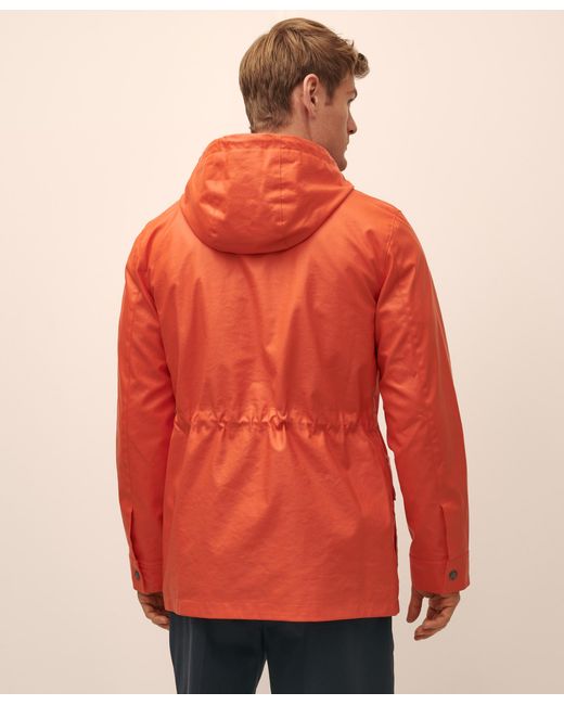 Brooks Brothers Red Double-Faced Raincoat for men